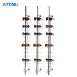 Wall Mounted Sunglasses Display Bars Eyeglasses Stand Rack Poles Eyewear Display