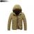 Import Warm winter mens cotton-padded jacket jacket solid color hooded can be removed cotton-padded jacket from China