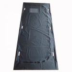 Waterproof PEVA White Dead Body Bag with U Zipper for Mortuary