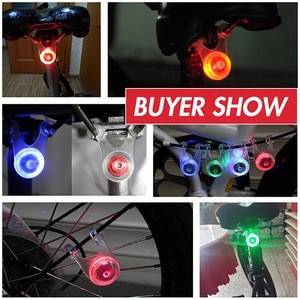 Waterproof safety cycle tyre light bike tire led light led bicycle wheel light for seat post rear position warning