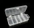 Import WEIHE 008#  5 compartments Outdoor Fishing Tackle Boxes Fishing Lure Plastic Boxes Hook Baits Box Cheap fishing tackle from China