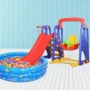 wenzhou jingqi Top quality plastic multifunctional combination kids children indoor mini slide toy