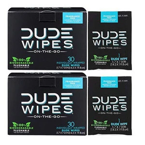 Wet Wipes  Individually Wrapped for Travel Unscented Wet Wipes with Vitamin-E &amp; Aloe