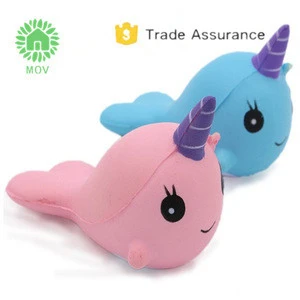 Whale unicorn animals soft kawaii squishy toy