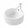 White Porcelain Bathroom Sink Sanitary Wares Ceramic Table Top Wash Basin
