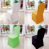 White spandex Wedding Party chair covers White spandex lycra chair cover for Wedding Party Banquet spandex chair cover