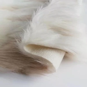 wholesale 100% polyester Artificial long  wool imitation faux fur fabric