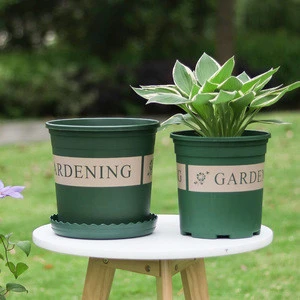 wholesale 1/2/3/5/7 gallon flower plant nursery pot plastic garden pots for outdoor