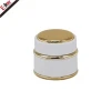 Wholesale 15ml/30ml/50ml empty round plastic white cosmetic jar with screw lids