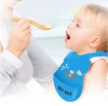 Wholesale BPA Free Waterproof Silicone Baby Bib With Food Catcher Baby Silicone Bibs