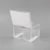 Import wholesale clear/black/white acrylic ballot box plastic suggestion/comment box with sign board from China