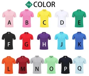 Wholesale cotton custom embroidery screen logo high quality Plain Golf mens polo shirts