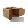 Wholesale custom  Christmas carton kraft  cardboard cake packaging big cake box with window