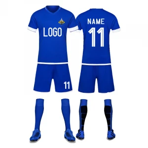 Wholesale  Custom Design Blank Cheap  Soccer Kids Jersey
