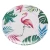 Import Wholesale custom home rustic look tropical flamingo printed melamine dinner dinnerware set from China