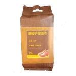 Wholesale Custom Logo Available 10Pieces/Pack Women Cleaning Wet Wipes Makeup Remover Wet Wipe