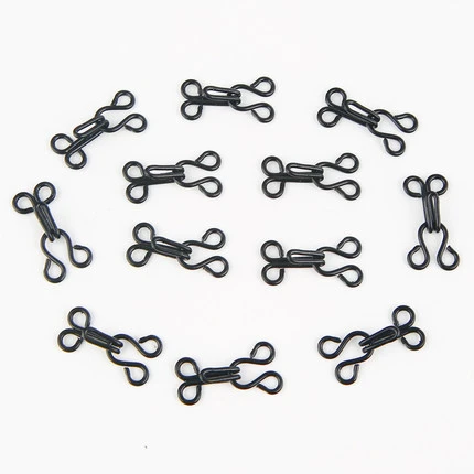 Wholesale Eco-friendly Brass Bra Hook and Eye for Underwear Accessories Jeans Dresses