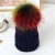Import Wholesale fashion women big fur pom pom knit winter custom beanie hat from China