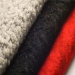 wholesale heavy wool winter  for women overcoat yarn dyed wool tweed  colored customize fabric wool polyester