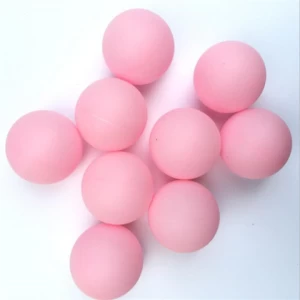 Wholesale High Quality Matte Color Seamless Table Tennis Balls 40 Plastic For Lottery Playing Ping Pong Ball Game Decoration