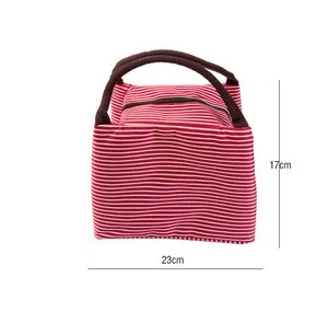 Wholesale High Quality Striped Bucket Picnic Bag Big size Food Handbag Travelling Sports Outdoor Bags