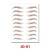 Import Wholesale Long Lasting Water Transfer Temporary Brown Eyebrow Tattoo Stickers from China
