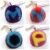 Import wholesale Multi color large real fox animal fur pom poms charm car bag keychain from China