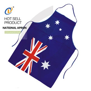Wholesale national country flag shaoxing custom bib apron
