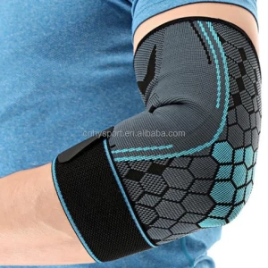 wholesale Nylon Sports Comfortable Protective Gear Knitting Nylon Knee Pads Bike