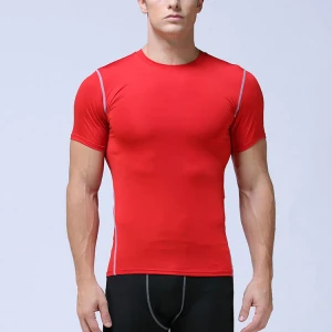 Wholesale Plain Color Standard Loose Fit Design Fitness T Shirt