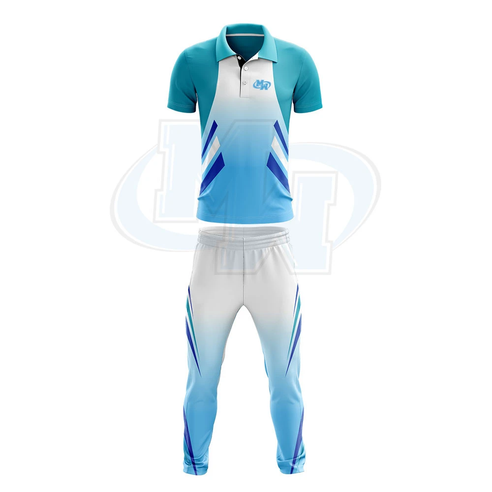 Wholesale Price Custom Cricket Uniform In Logo Design