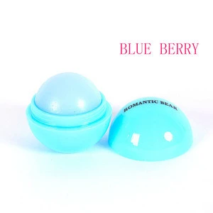 Wholesale Promotional Cute Waterproof Natural Organic Ball Lip Balm