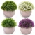 Import Wholesale Pulp Potted Green Plants Artificial Simulation Bonsai Wedding Home Table Decoration Ornaments from China