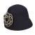 Import wholesale quality women wool felt hats with flower formal hats for wedding party from China