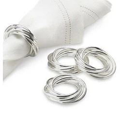 wholesale silver napkin rings