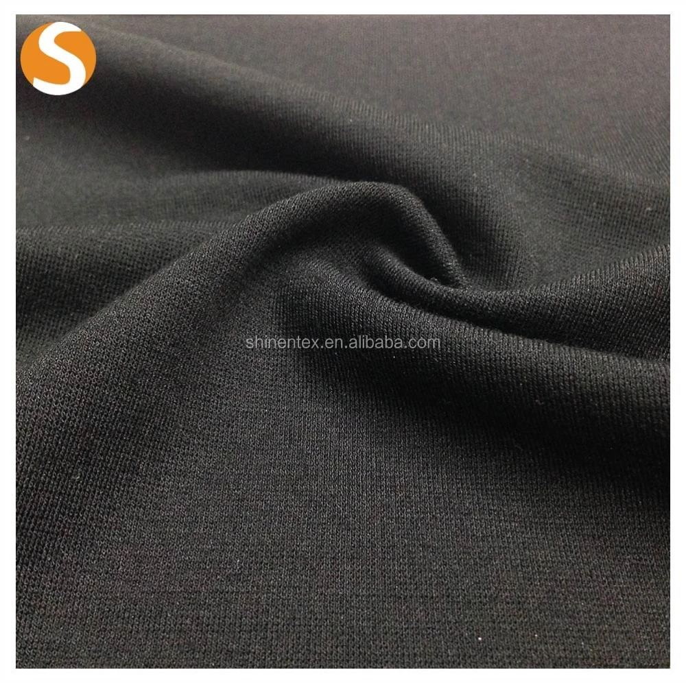 Wholesale Soild soft factory price 65 Rayon 30 Nylon 5 Spandex knit punto roma fabric
