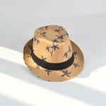 wholesale Sun hat British summer womens hat, mens straw hat lovers Jazz Top ,lovers Beach Hat