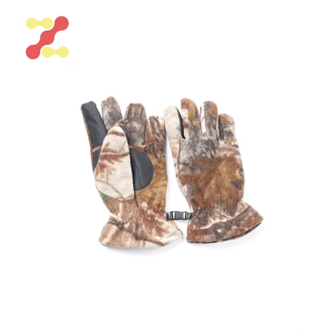 Wholesale touchscreen outdoor realtree camo fabric hunting winter gloves
