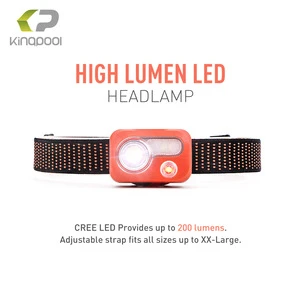 wholesale waterproof different colors portable ABS material hike jog ski camp high power outdoor led headlight headlamp