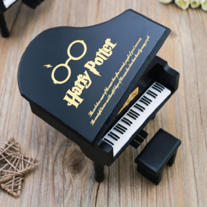 Wholesale Wind Up Wooden Piano Music Toys Harry Potter Music Box