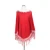 Import wholesale women pure color knitted tassel cape shawl from China