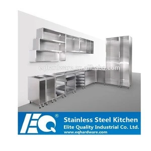 Wholesaler High Class Modular Kitchen 304 Stainless Steel Sink Cabinet in China