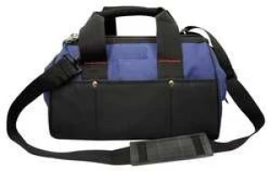 Wide Mouth Tool Bag 23 Pkt Blue/Blk