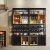 Import Wine display rack storage showcase Bar furniture wooden metal from China
