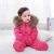 Import Winter Children Warm Baby Coveralls Down Coat Duck Down Padded Coat Wholesale Baby Hooded Down Coat With Big Raccoon Fur Collar from China