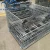 Import wire mesh pallet cage/galvanized steel wire rolling container storage cage /wire mesh container from China