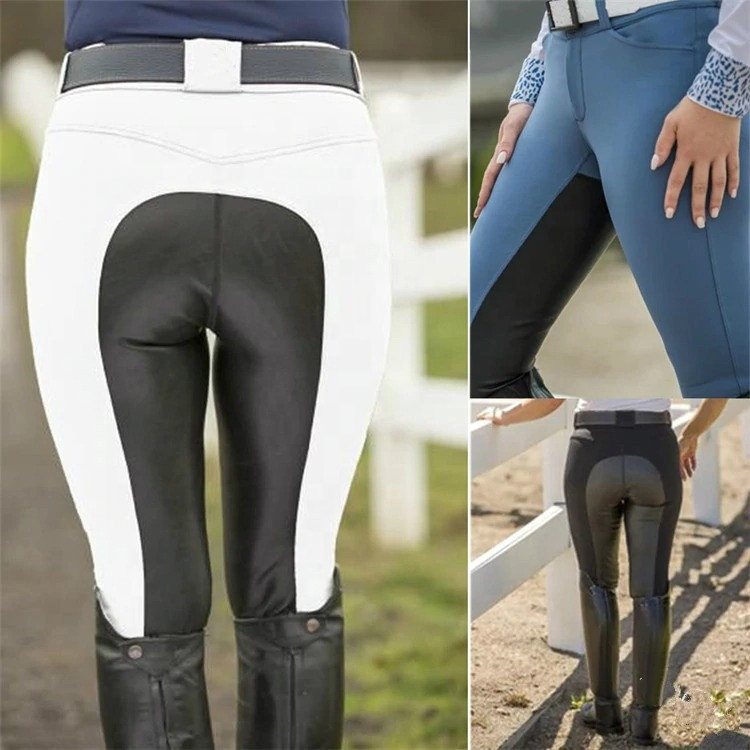 Buy Womens Horse Riding Pants Breeches Equestrian Chaps Pants Silicone ...