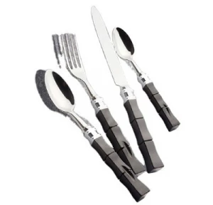Wood handle cutlery set stainless steel Tableware set Best Selling Products Gift Fork Spoon Flatware Dinnerware