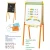 Wooden drawing stand easel art Double Sides Writing Board baby Educational Toys Kids