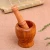 Import Wooden Mortar And Pestle Set Wooden Spice Pepper Crusher Herbs Grinder Garlic Mixing Bowl Press Bowl Kitchen Tools from China